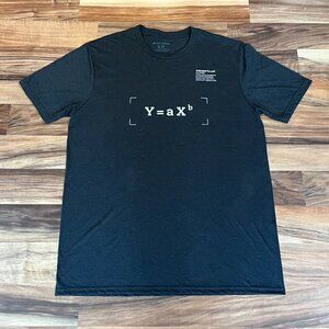 NEW Wright's Law Gray Crew Neck Novelty Graphic T-Shirt